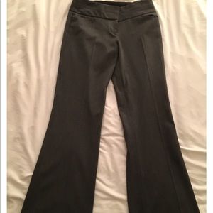 Wide flare grey dress pants